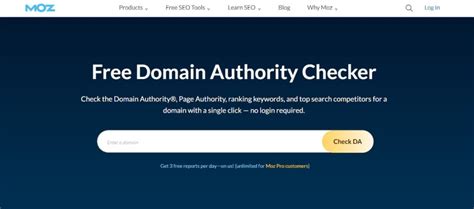 moz free da checker|website authority checker.